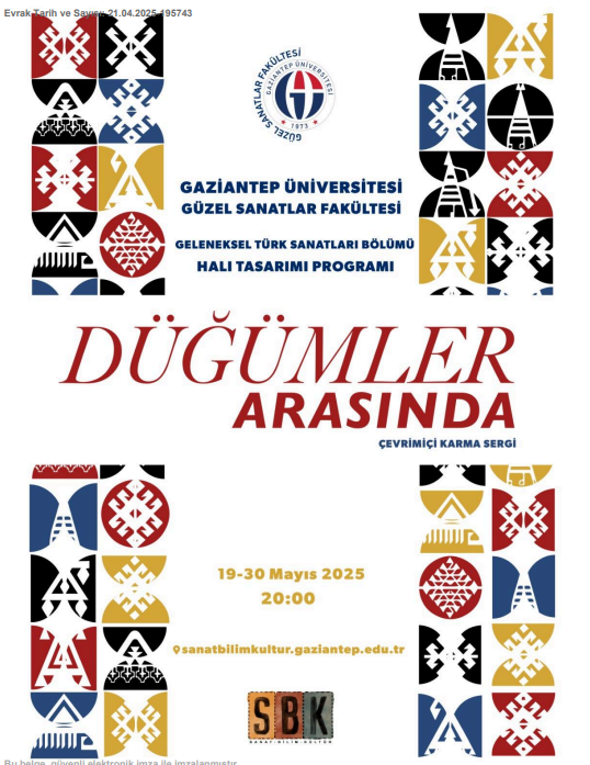 Düğümler Arasında Adlı Çevrim içi Karma Sergi - Duyurular | ADYÜ